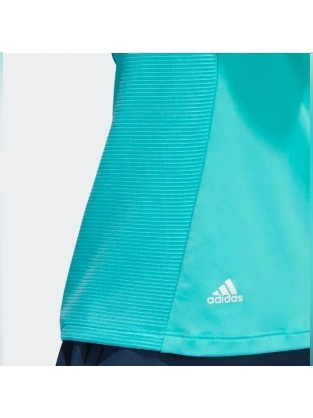 QUARTER-ZIP mock neck polo shirt turquoise FIFA world cup quatar 2022 - Picture 4 of 15